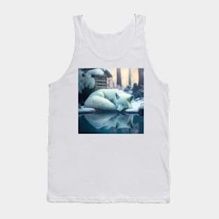 Snow Fox #003 Tank Top